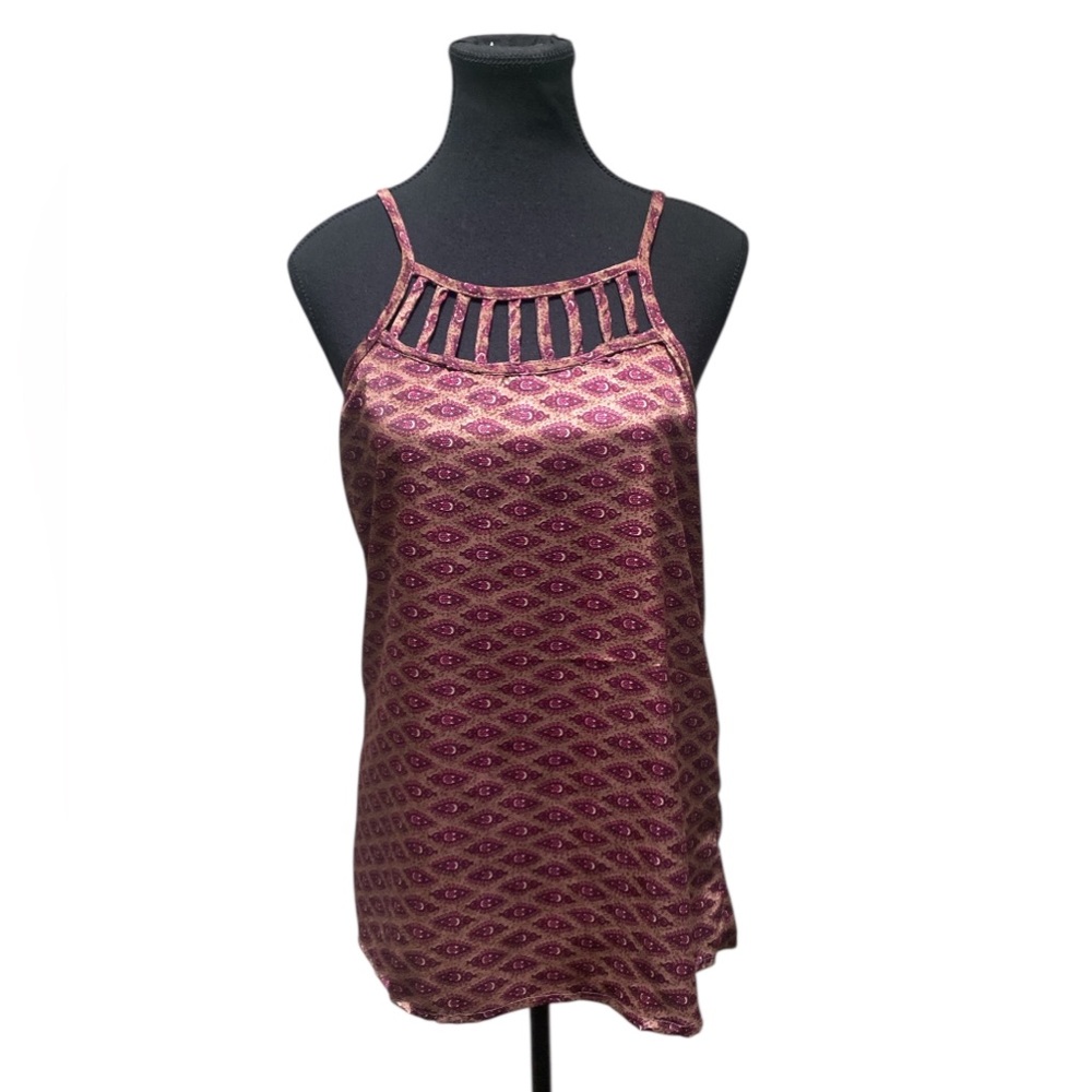 EARTHBOUND Magenta Patterned Camisole GUC M